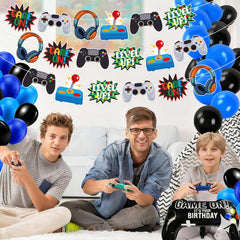 KINGZONE banner featuring bold Game On design for gamer birthdays