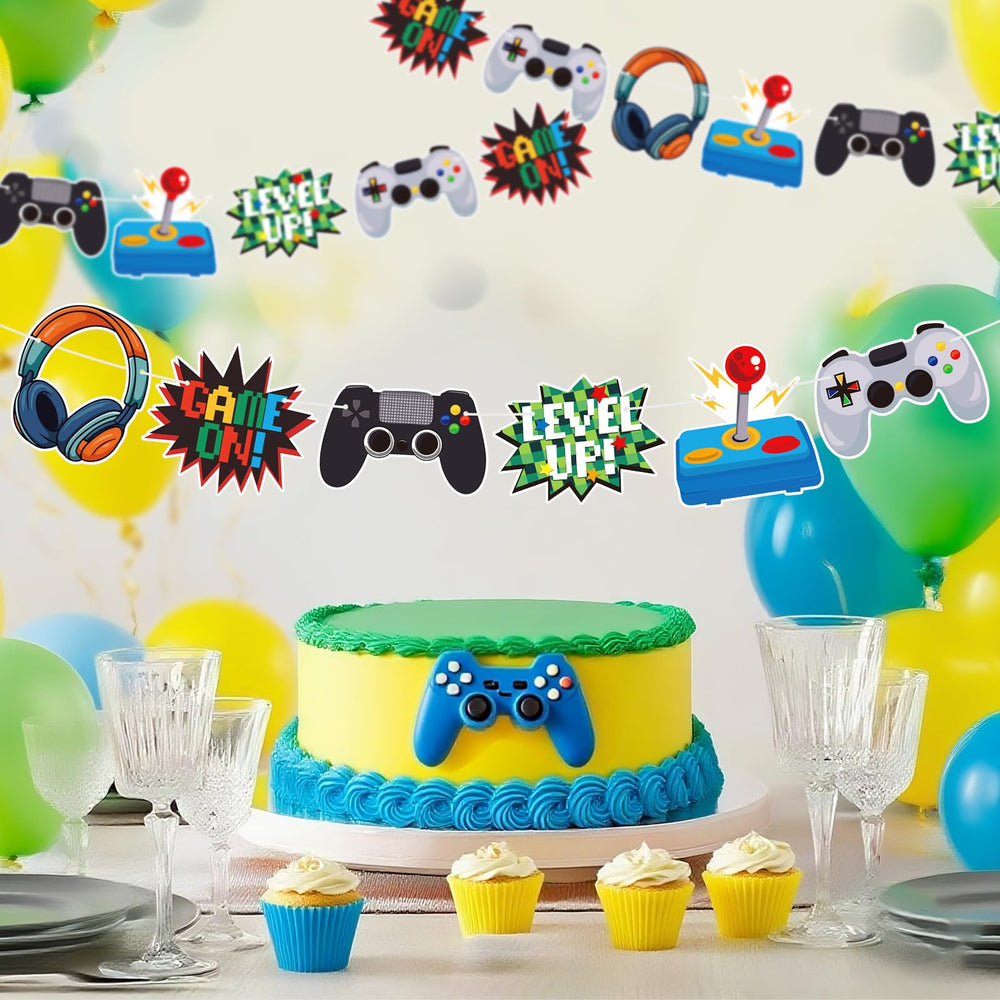 KINGZONE gamer birthday decor elevates party setup with ease