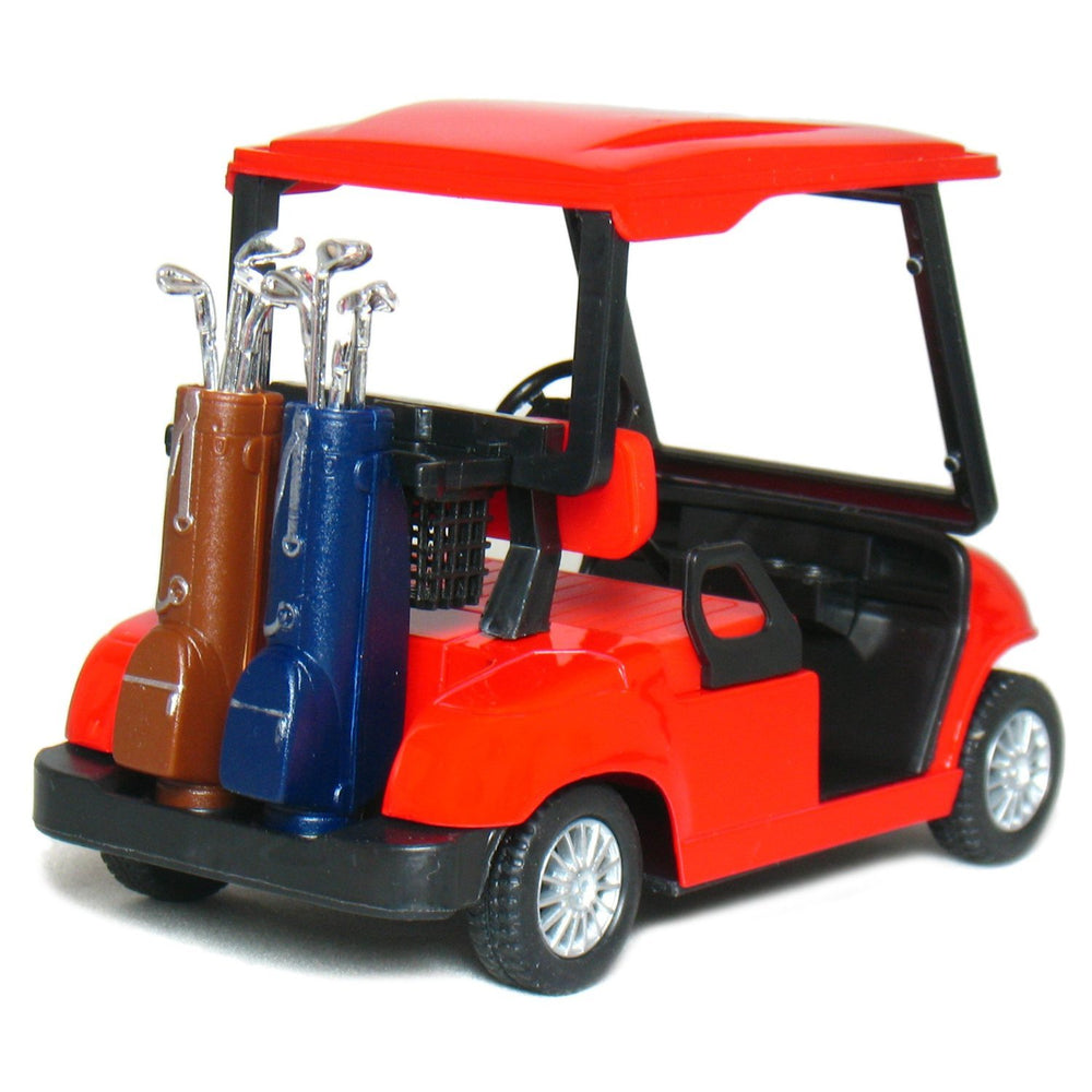 KinsFun golf cart interior detail—close-up emphasizes realism and collectibility.