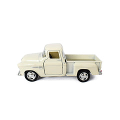 KiNSMART 1955 Chevrolet Stepside front view; ideal for display collectors.