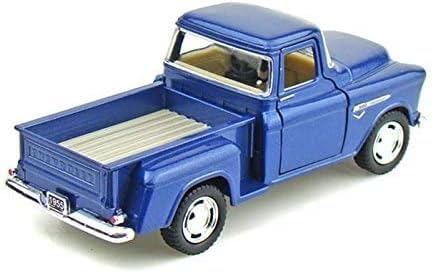 KiNSMART 1955 Chevrolet Stepside with pull-back action for interactive play.