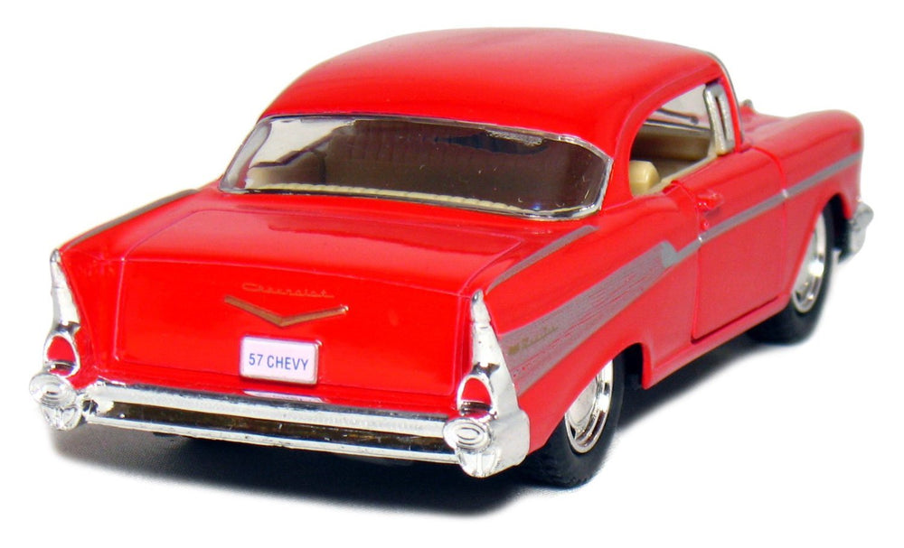 KiNSMART 1957 Bel Air die-cast body with durable metal construction.
