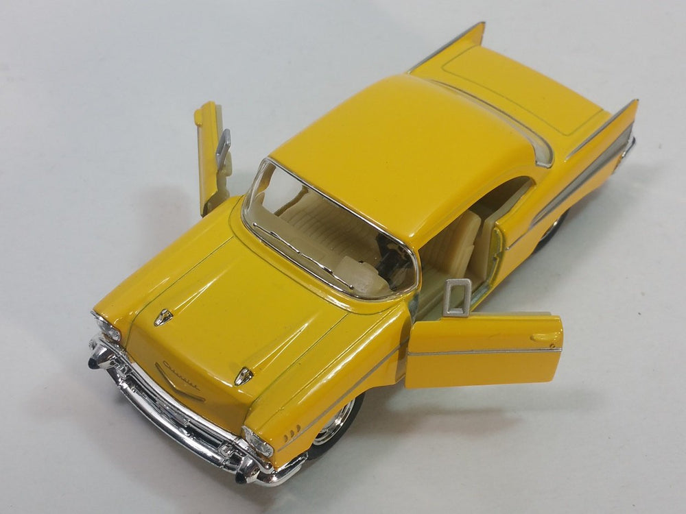 KiNSMART 1957 Bel Air pull-back action adds hands-on play.