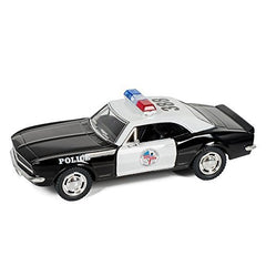KiNSMART 1967 Camaro Z/28 Police die-cast front view with authentic livery and emergency lights