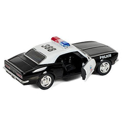 KiNSMART 1967 Camaro Z/28 Police die-cast side profile with chrome trim and smooth wheels
