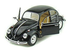 KiNSMART 1967 Beetle top view highlights proportional accuracy and metallic finish