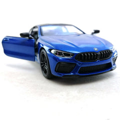 KiNSMART BMW M8 Competition interior details blue enhance realism for display