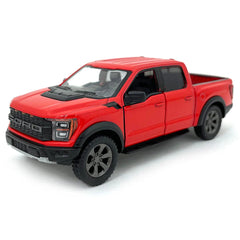 KiNSMART Ford F-150 Raptor blue 1:46 scale display model for collections
