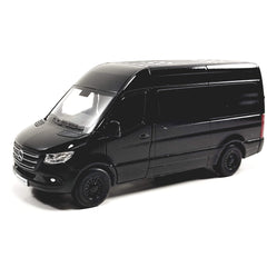 KiNSMART Mercedes-Benz Sprinter Cargo Van 1:48 die-cast body for durable display.