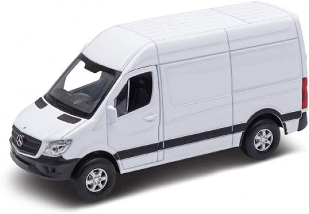 KiNSMART Mercedes Sprinter die-cast construction with rubber tires