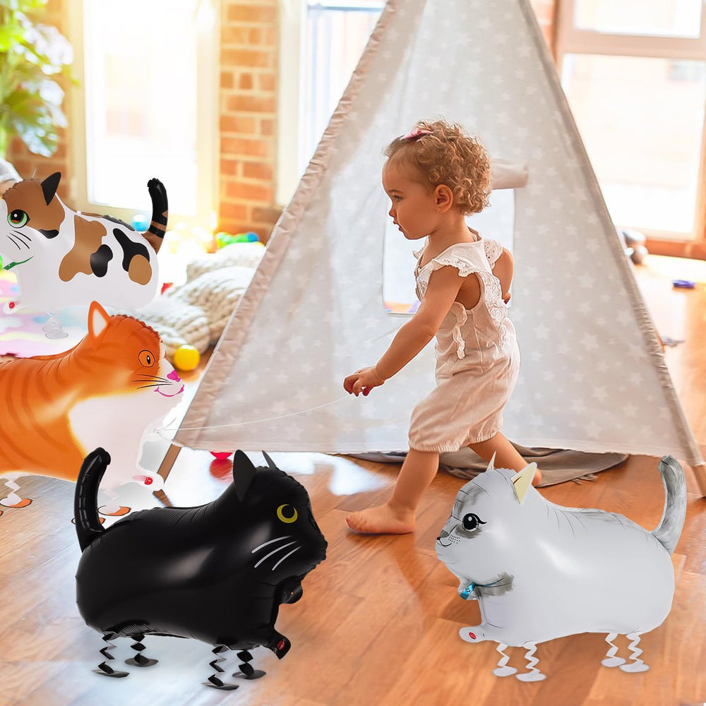 KINYFY aluminum foil cat balloon ensures durable party decor