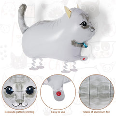KINYFY cat balloon walking prop for birthday photos