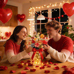 Kioooki Valentine gift idea with an artful bouquet project.