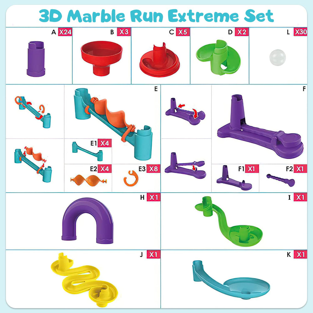 Kipawa Marble Run educational toy sparks STEM curiosity.