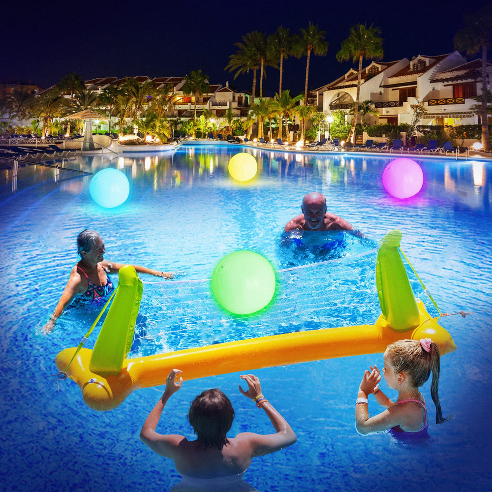 KIRALUMI glow ball ideal for teens and adults during pool games.