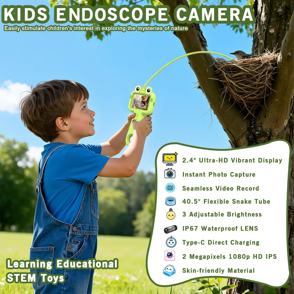 Kiscamgear IP67 underwater lens enables pond and fish tank exploration.