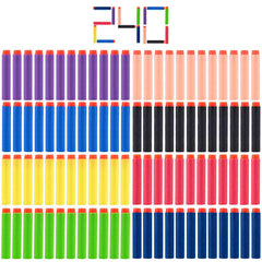 KISEER Nerf darts 240-pack in eight colors for safe, kid-friendly play.