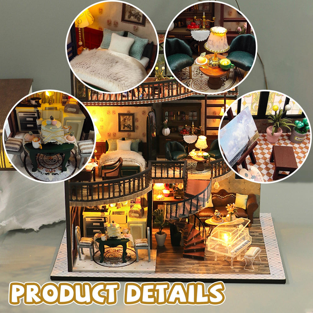 Kisoy book nook with finished scene adding functional decor