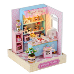 Kisoy dollhouse miniature wood pieces for precise DIY assembly and learning