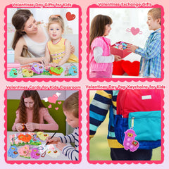 Kiss Monkey kids smiling with valentines cards and gifts.