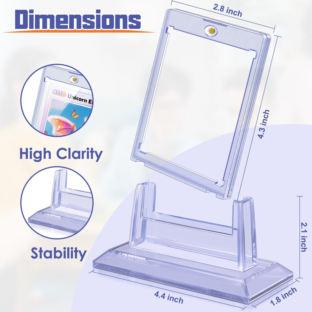 Kitoyz 35pt acrylic card protectors with UV coating