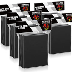Kitoyz 500-pack black card sleeves packaging for organized storage