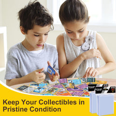 Kitoyz non-pvc acid-free sleeves reduce chemical worry and preserve card integrity.