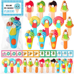 Kittmip ice cream fan gift set with cards for stylish summer gifts.