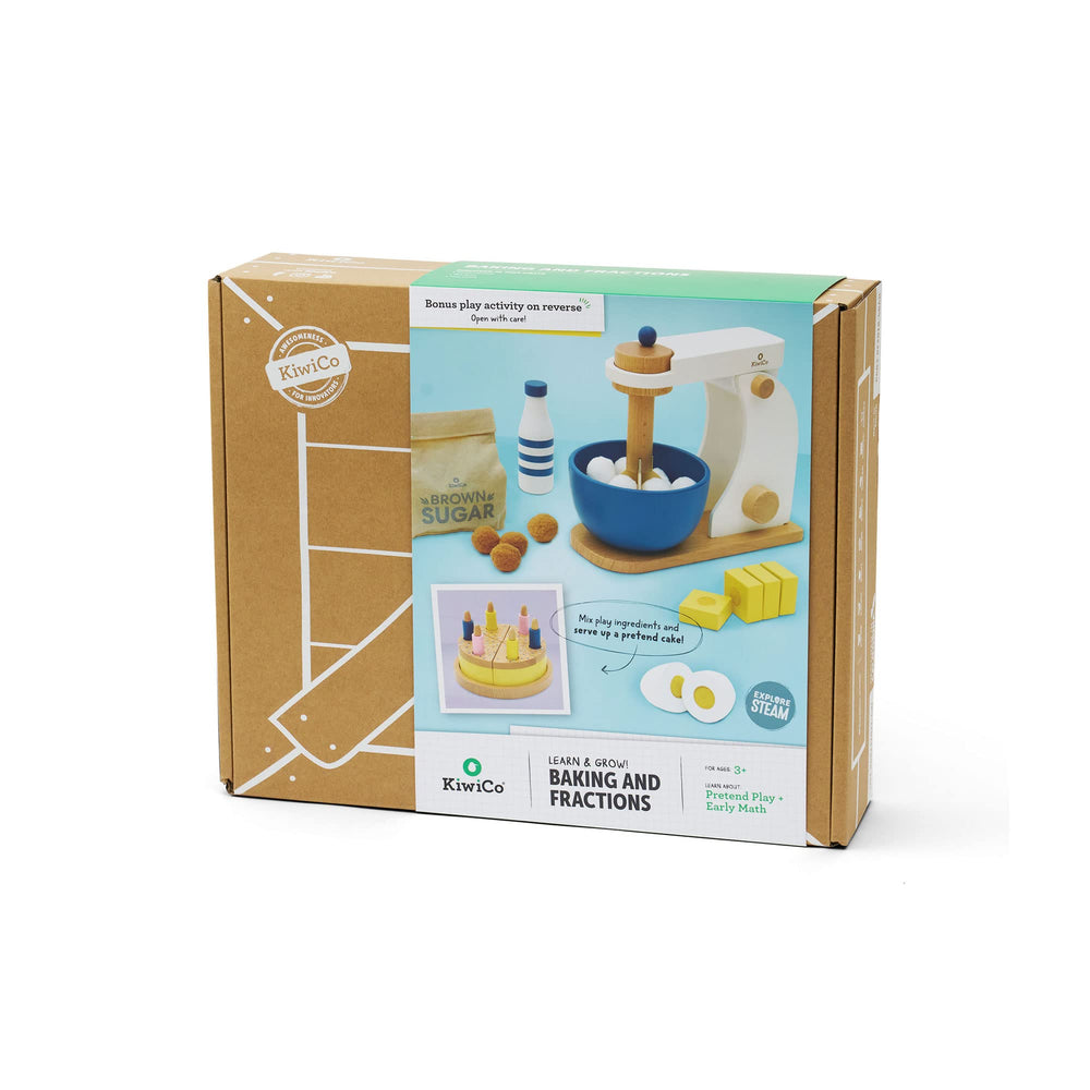 KiwiCo Bake-a-Cake color pieces boost color-matching and problem-solving during play.