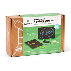 KiwiCo Light-Up Wire Art Kit illustrated guide fosters independent creativity and problem-solving.
