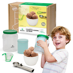 KiwiCo Science of Cooking ice cream kit packaging invites kitchen science exploration.
