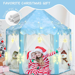 KIXINWA Frozen Princess Tent ready for indoor or outdoor adventures