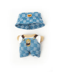 KIYEREE Lububu 17cm doll outfit closeup shows soft crochet texture
