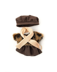 KIYEREE Lububu 17cm doll outfit scarf provides warmth and detail.