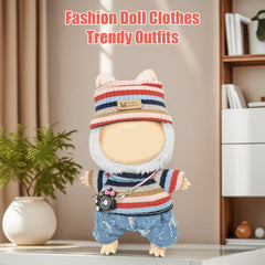 KIYEREE 17cm dress-up set features soft textures and vibrant colors.
