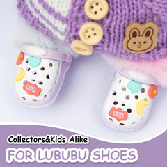 KIYEREE close-up texture shows realistic finish on doll sandals