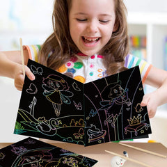 Kizcmvre Kids arts and crafts session sparks focus and imaginative storytelling during playtime.