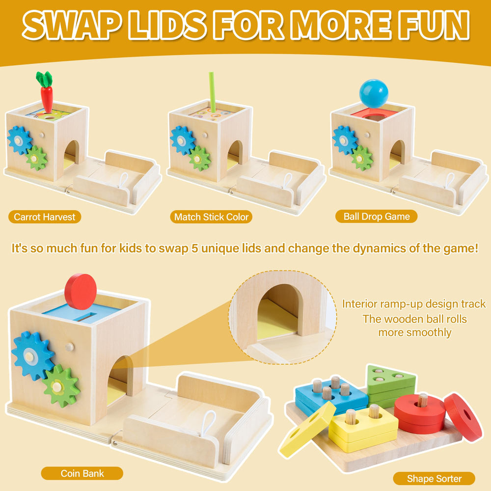 Kizfarm carrot harvest toy encourages problem-solving during play.