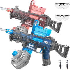 KIZJORYA 2-pack electric water gun front view for dynamic summer battles.