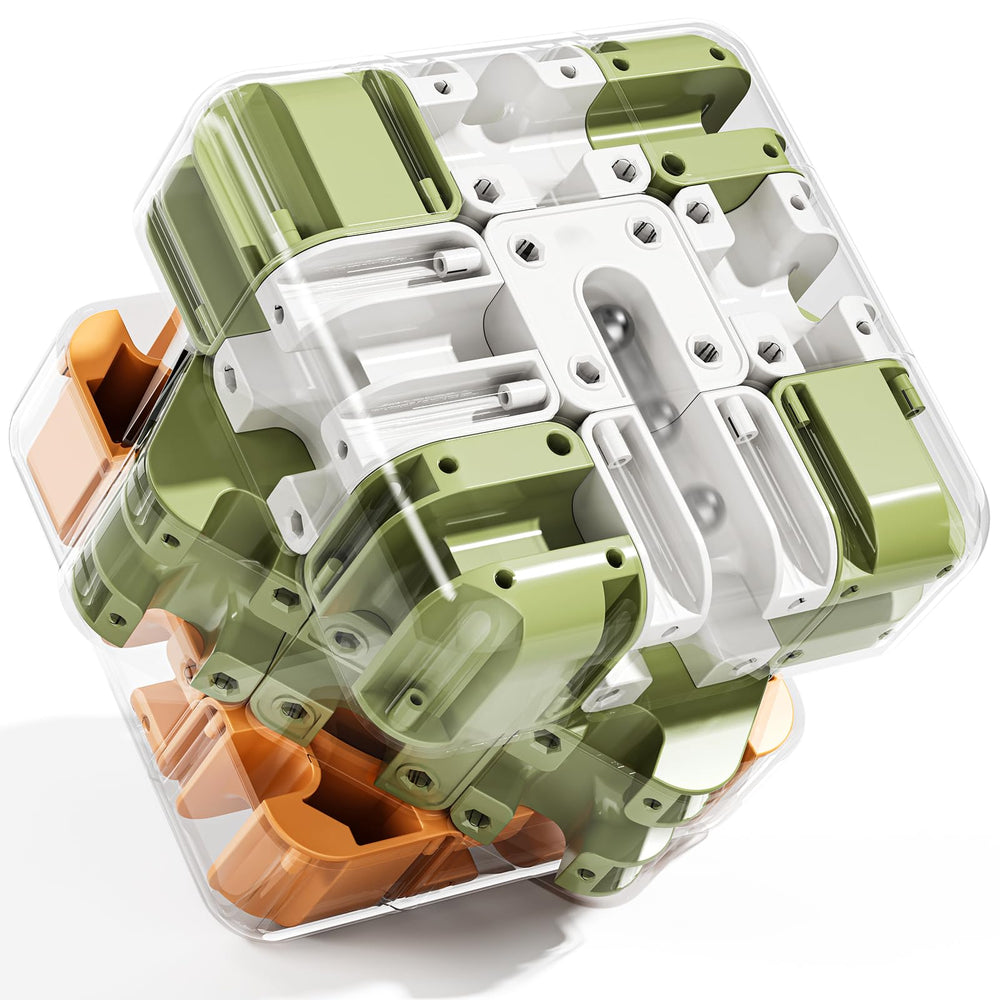 KIZONLY 3D cube puzzle ball highlights color matching to boost focus and spatial skills.