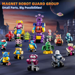 KIZONLY colorful magnetic building pieces invite creative construction.