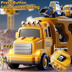 KIZONLY mixer car; rotating drum inspires creative building play.