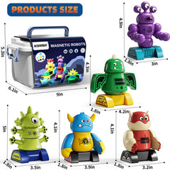 KIZONLY easy-assembly magnets support quick building ideas