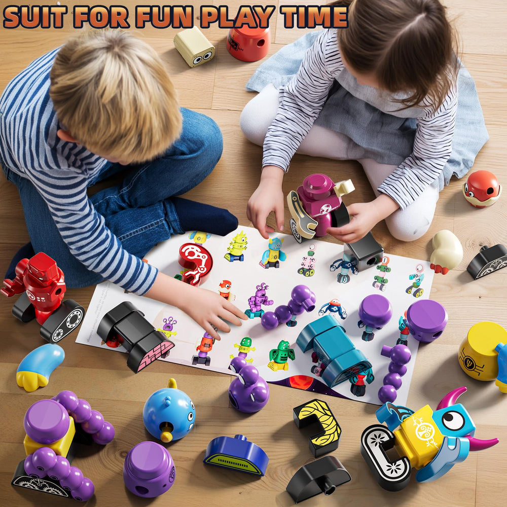 KIZONLY gift-ready robot building set for curious kids ages 3-8.