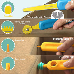 Kizzikids Explore 90-degree connectors enable sturdy 3D constructions.