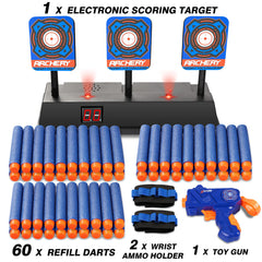 KKONES bullet belt with bullets supports quick reloads during play.
