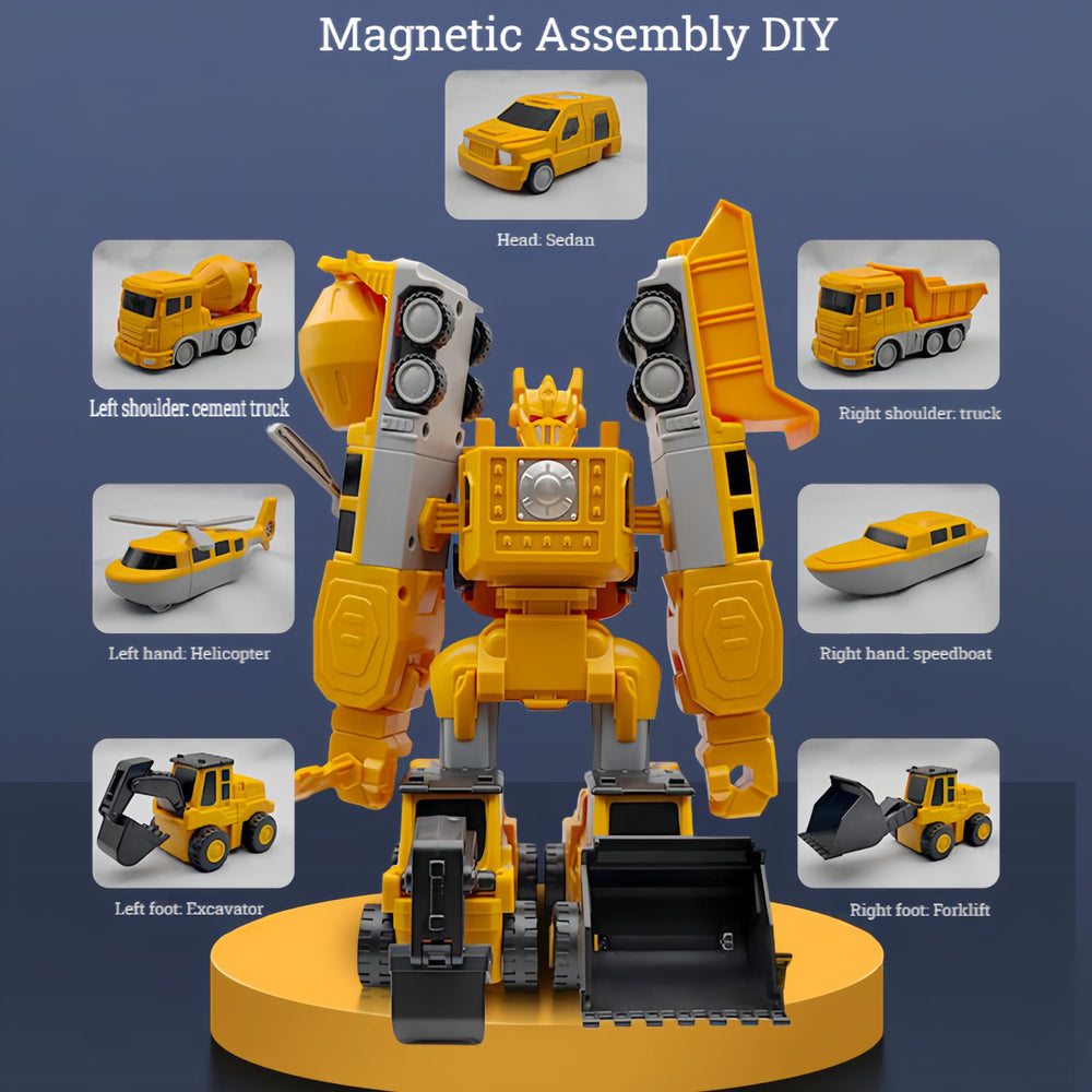 KKPOT transforming vehicles robots set shows morphing builds for storytelling.