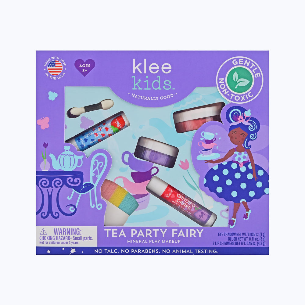 Klee Naturals Luna Star Tea Party Fairy packaging shown for kids' gentle makeup