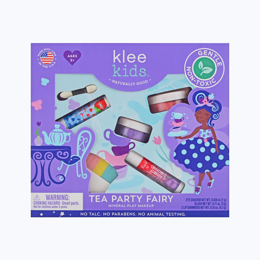 Klee Naturals Luna Star Tea Party Fairy packaging shown for kids' gentle makeup