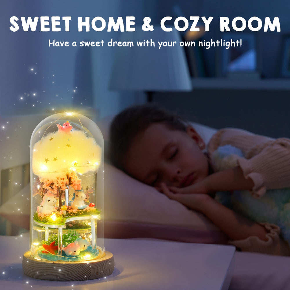 Klever Kits cotton cloud unicorn adds whimsical bedroom decor and storytelling moments.